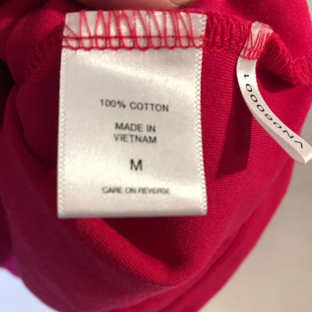NY & Co. Women’s Hot Pink Split Neck Sleeveless Dress size Medium - Picture 4 of 7